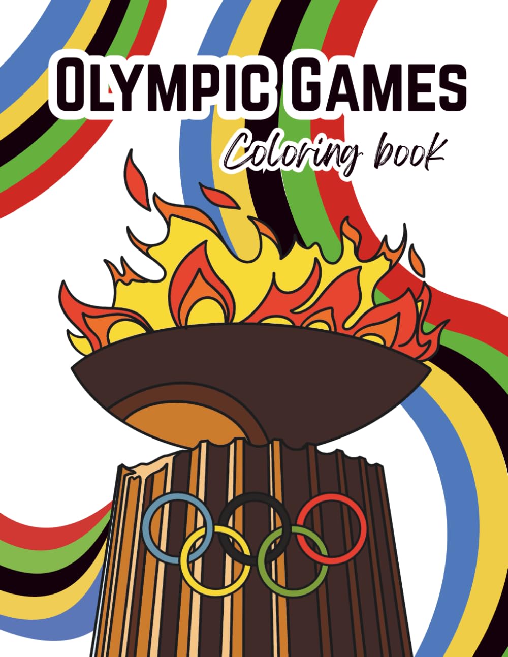 Olympic Games Coloring Book - Vintage Host City Posters