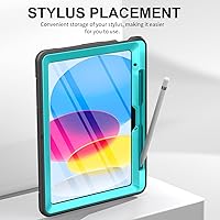Vista 7 de Funda para iPad (A16) de 11ª/10ª generación: Funda protectora para iPad de 11ª generación de 11 pulgadas 2025 y 10ª generación de 10.9 pulgadas 2022
