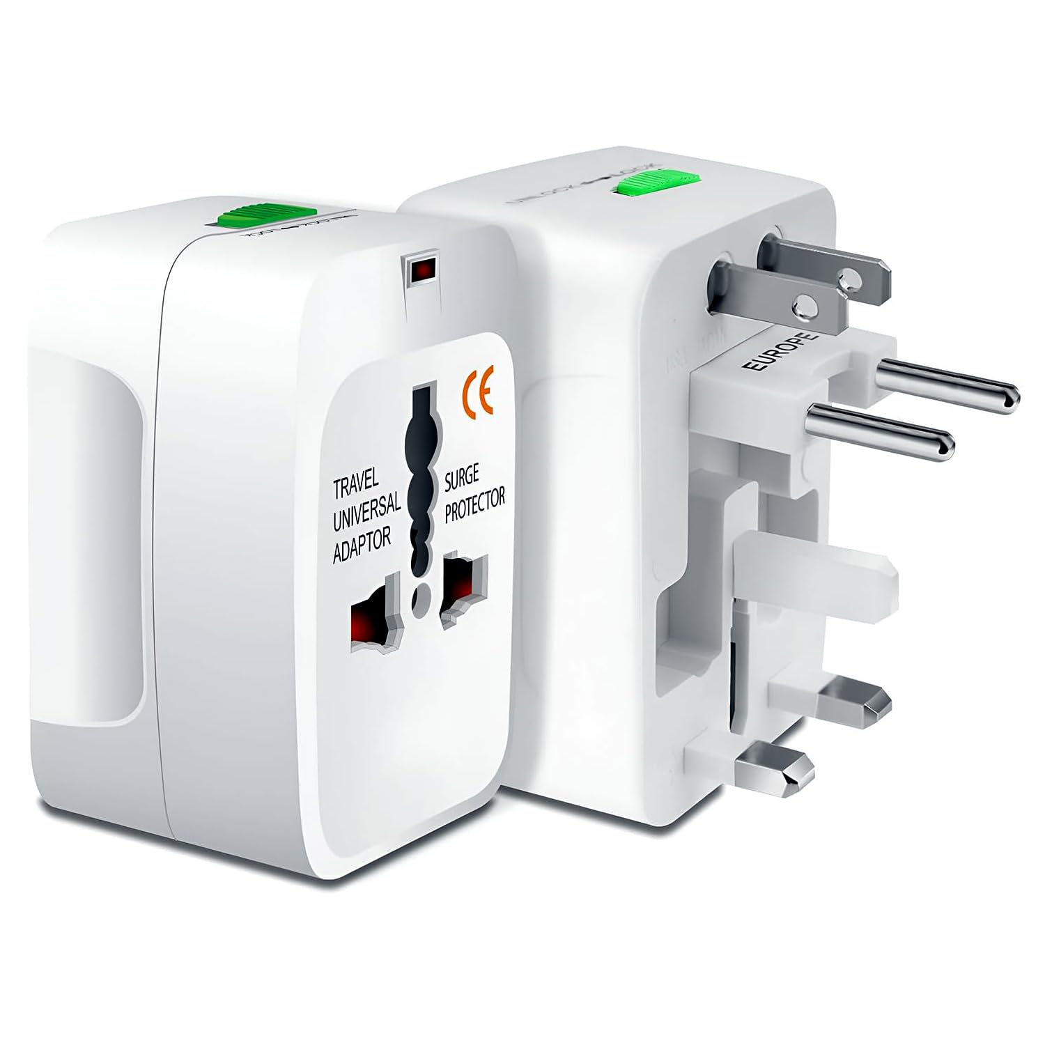 Universal International Travel Adapter with Surge Protection. All in One Portable Multipurpose and Multi Type Worldwide Power Outlet for International Travelling Compatible in 150 Countries (1 Unit)-image-10
