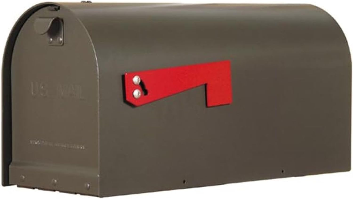 Special Lite Titan Aluminum Curbside Mailbox - Copper Aluminum Mailbox for Post Mount - SCH-1016A-CP