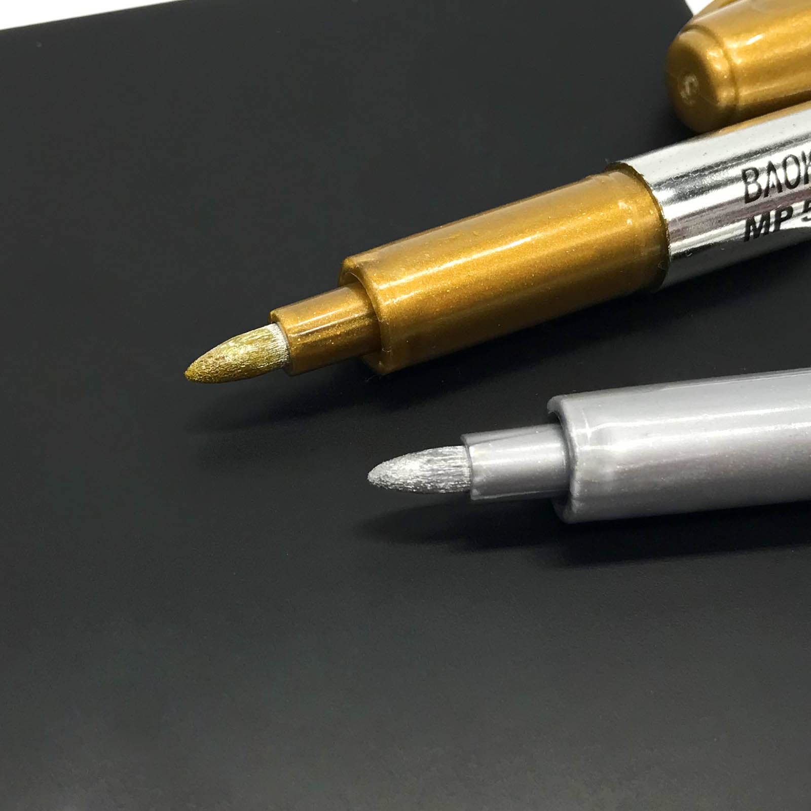 Lot De 4 Marqueurs Métalliques Pour Travaux Manuels, Peinture