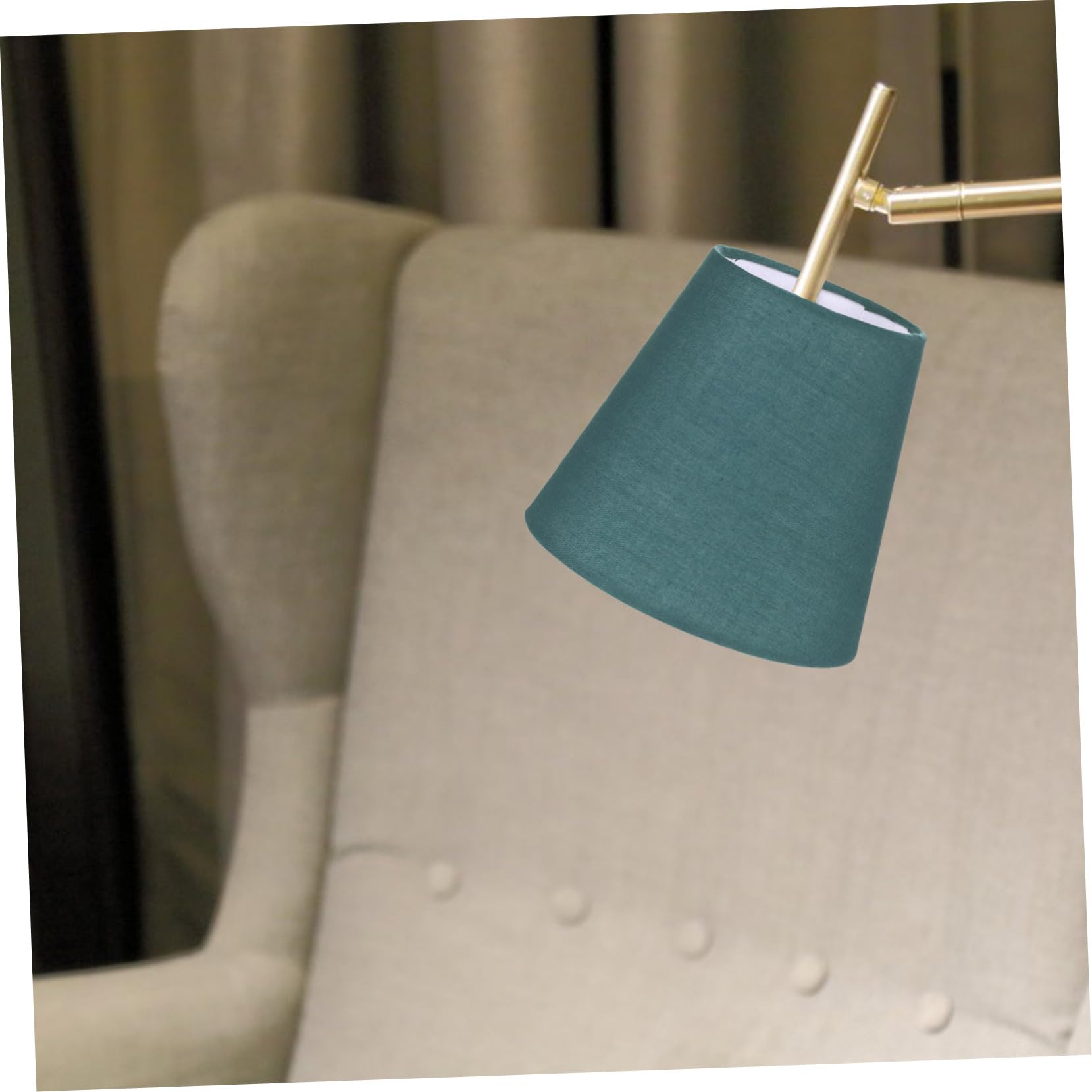 OSALADI - Paralume per arpe, 20,3 cm, supporto per illuminazione fai da te per lampada da tavolo e pavimento (bronzo