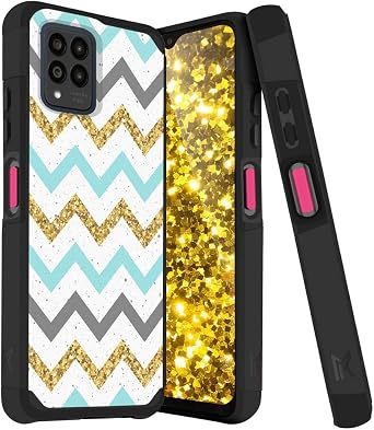 TJS for T-Mobile Revvl 6X Pro 5G Phone Case Revvl 6 Pro 5G Case Zigzag