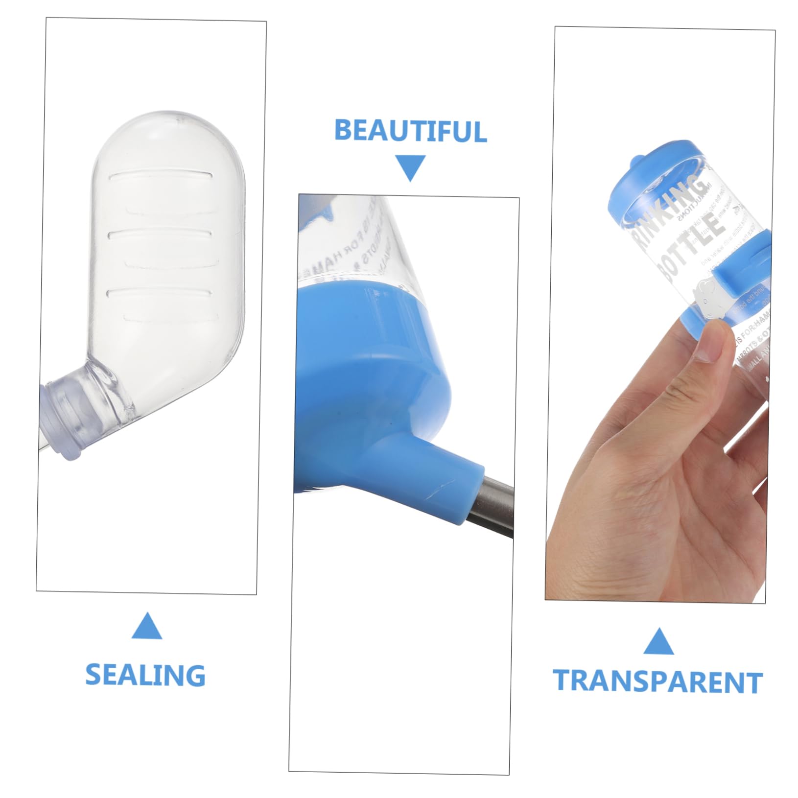 Beavorty 12stücke Hamster Wasserflasche Hängende Trinkflasche Für Kleine Tiere Auslaufsicherer Trinkkopf Für Meerschweinchen Igel Zwerghamster Und Andere Kleintiere