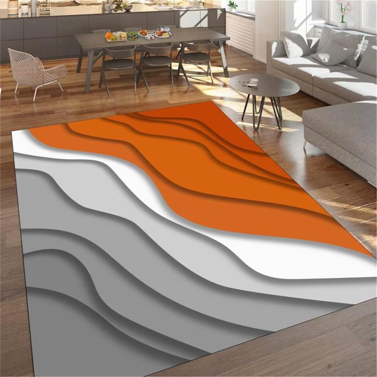 Tapis table basse chambre fille moderne de taille 40x60cm pour décoration