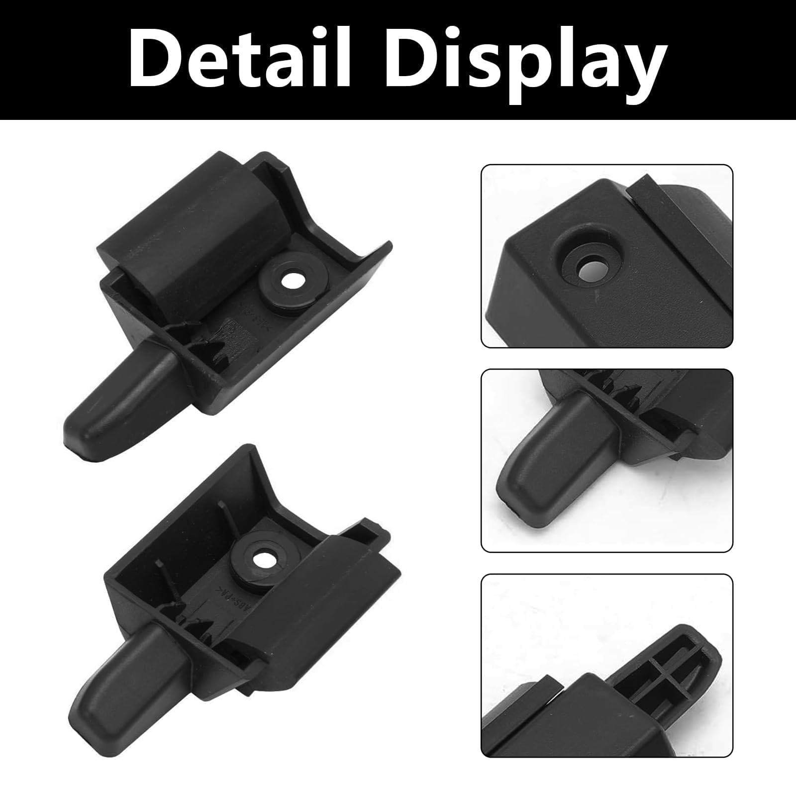 GVSS 2 Pièces Supports Fixation Tablette Arrière Gauche et Droite pour Renault Clio III 7701479153,Clips Plage Arrière pour Clio 3 Grandtour