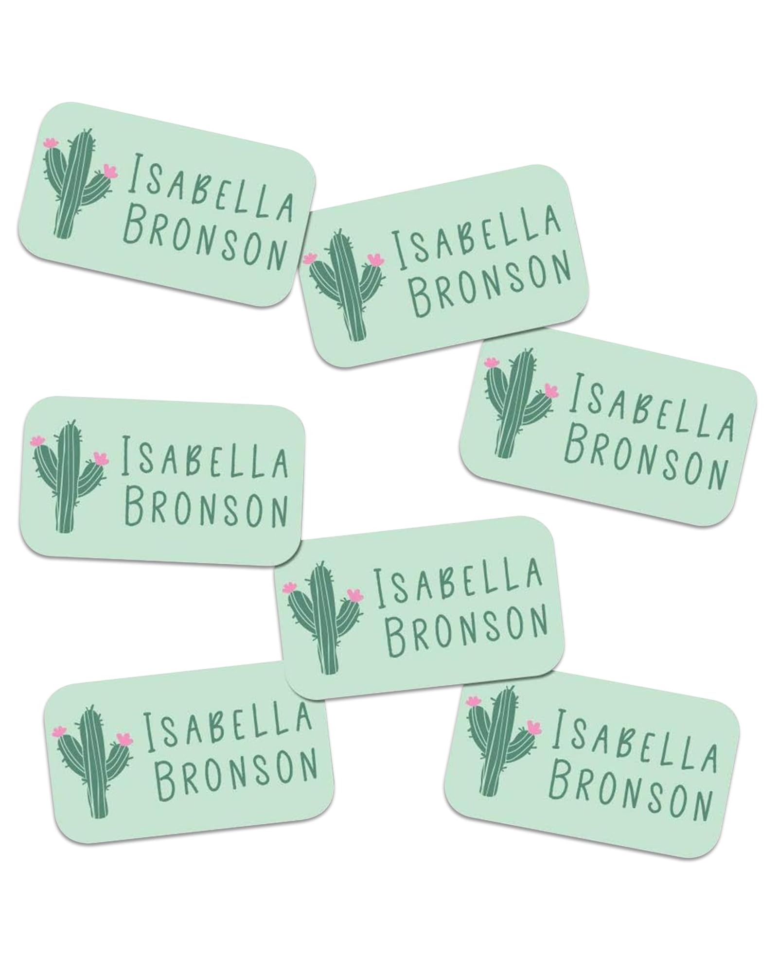 Label Daddy, School Girl Style Name Tags, Water Proof Name Labels for Schools, Tag Stickers for Kids School Items for Camping Trips, Extra Small