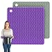 Pratipad Multipurpose Silicone Pot Holders, Trivets, Jar Openers - Set of 2 - Lifetime Warranty
