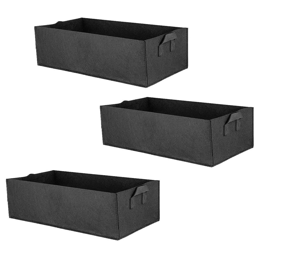 Botany-Spot Geo Fabric Plant Grow Bags 400 GSM || Size: 20 x 9 x 7 Inches (Set of 3 Bags) || for Home, Terrace & Balcony Gardening. (Black) (B0BX1NCPJR) Amazon Price History, Amazon Price Tracker