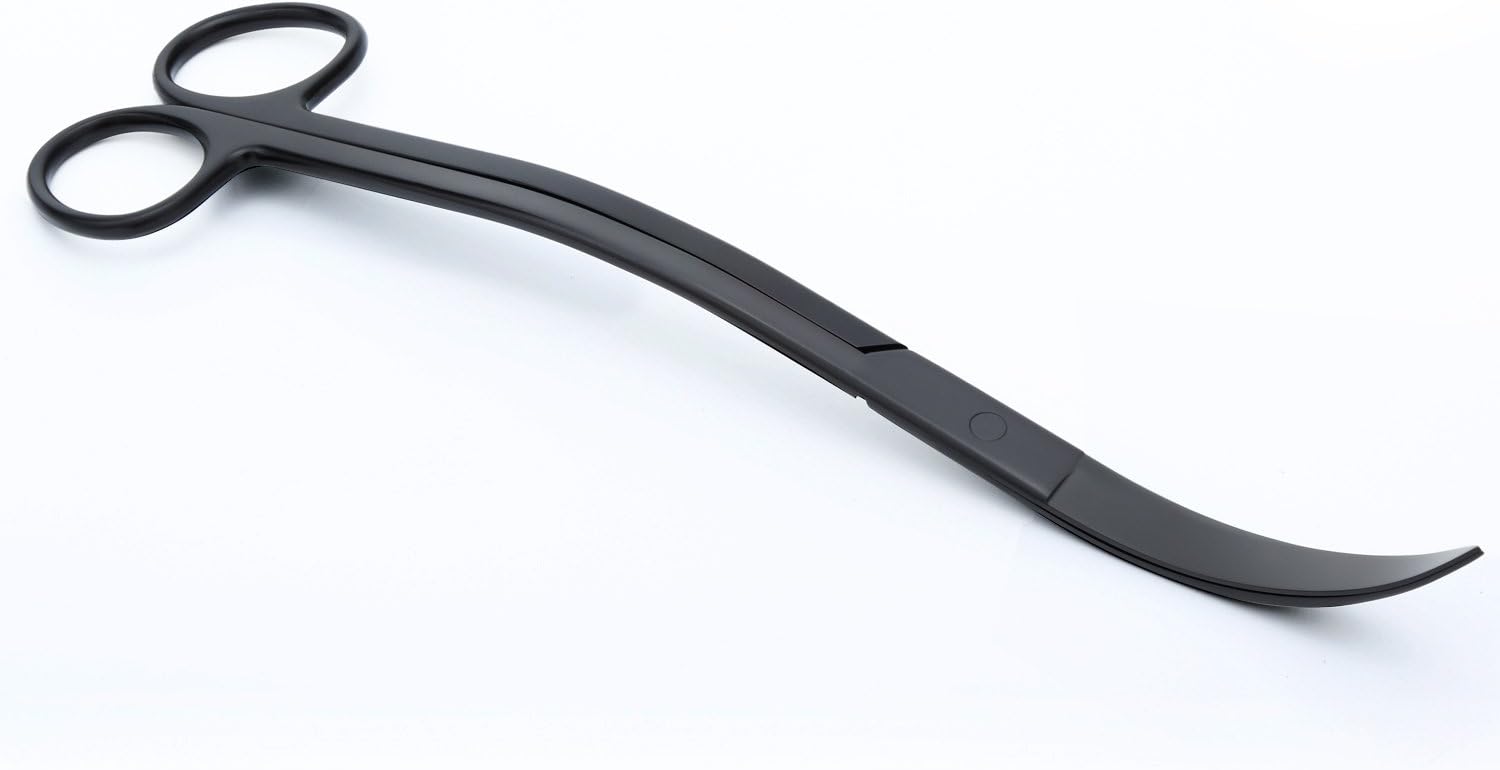 JARDLIProfessional Aquarium Plant Aquascaping Wave Scissors Stainless Steel with Carbonation Protection Coating