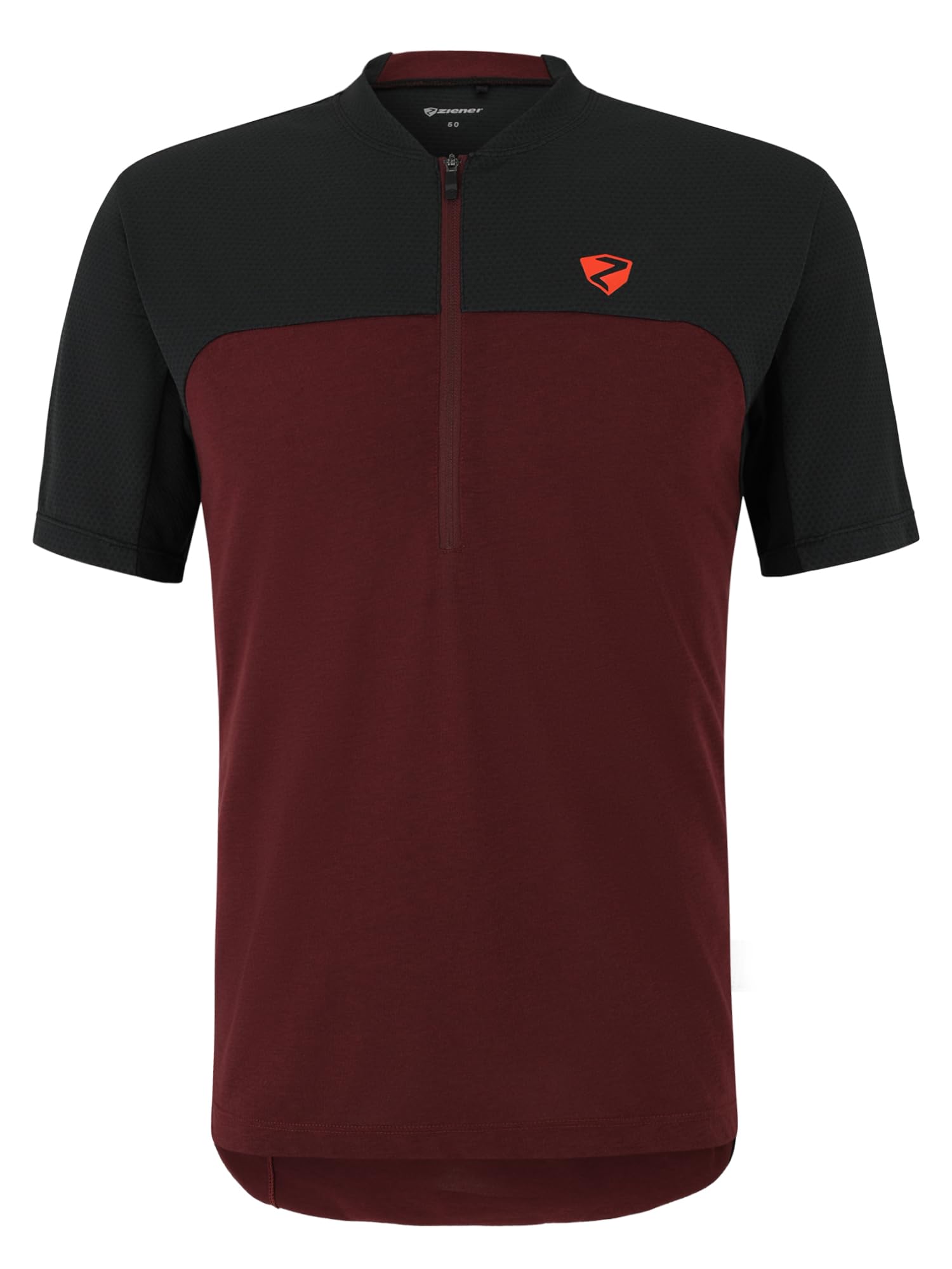 Ziener Herren Narius-z Funktionelles Fahrradtrikot mit halbem Front-Reißverschluss (1er Pack)