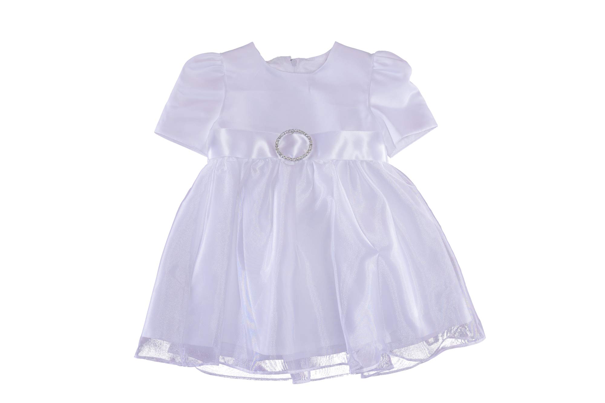 Made in Germany BabyStaab Taufkleid Edel Hochzeitskleid Festkleid Weiß (62/68)