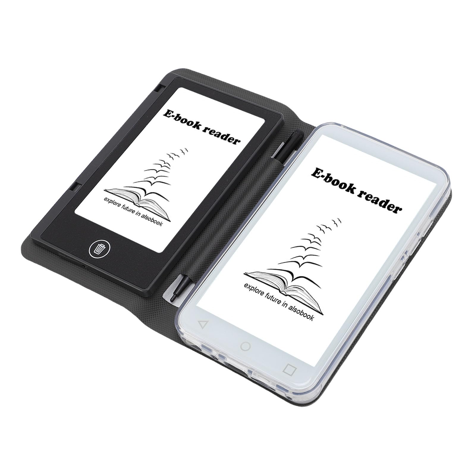 Cosiki Czytnik E-booków z 5-calowym Ekranem, Czytnik E-booków z tablicą Pisma Odręcznego, 2 GB RAM 16 GB ROM, WiFi, Bluetooth, Obsługuje Wiele Formatów Obrazu Tekstowego