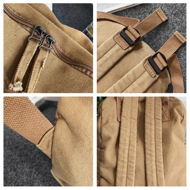 Aesthetic Canvas Backpack for Women Men Preppy Backpack Grunge Hippie Boho Japanese College Laptop Book Bag (Black,One Size)4