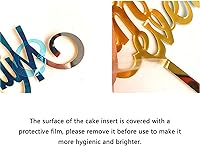 Vista 4 de Balloon Birthday Cake Topper Mini Balloon Garland Cake Topper Confetti Acrylic Happy Birthday Cupcake Topper for Birthday Cake Supplies Decorations