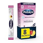 Pedialyte Electrolyte Powder, Hydration Drink for Kids & Adults, Strawberry Lemonade, 8 Powder Packets