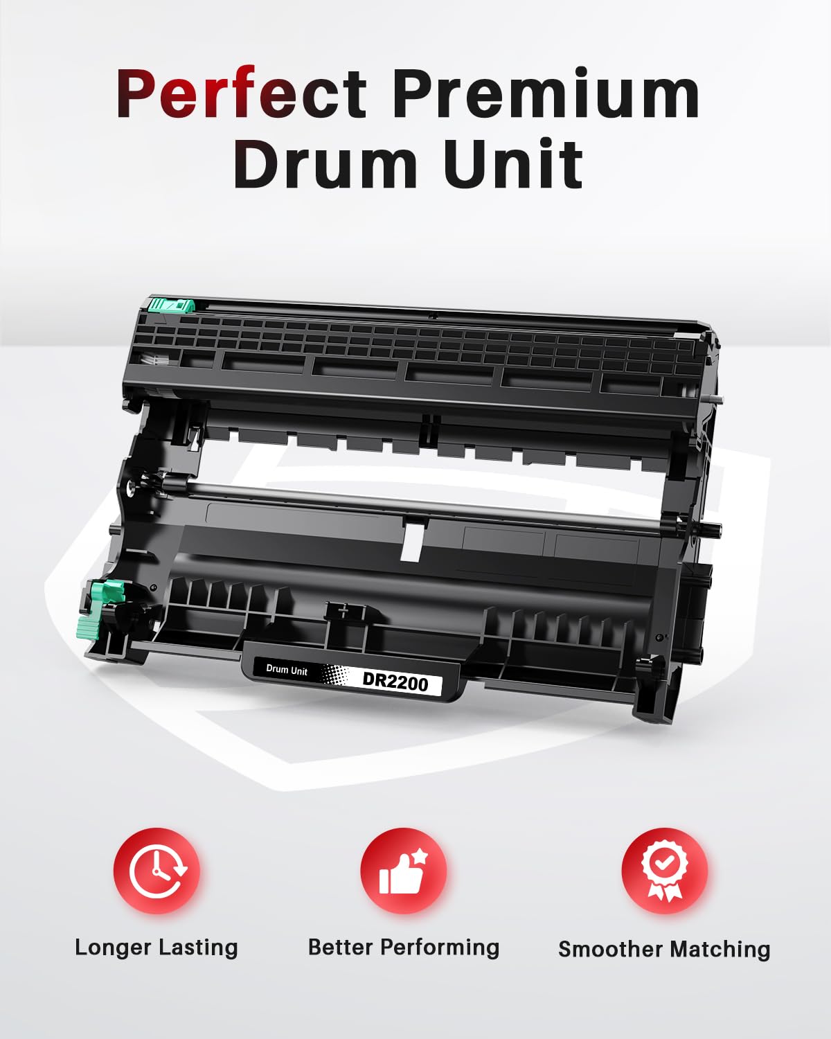 Halloya DR2200 Tamburo Compatibile per Brother DR2200 DR-2200 DR 2200 per Brother HL-2240 HL-2240D HL-2250DN HL-2270DW HL-2132 HL-2130 DCP-7060 DCP-7060D DCP-7055 DCP-7070DW (1x Tamburo)