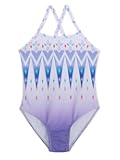 Girls Swimsuit One Piece Bathing Suits Toddler Kids Beach Swimwear Sun Protection 3-10 Years