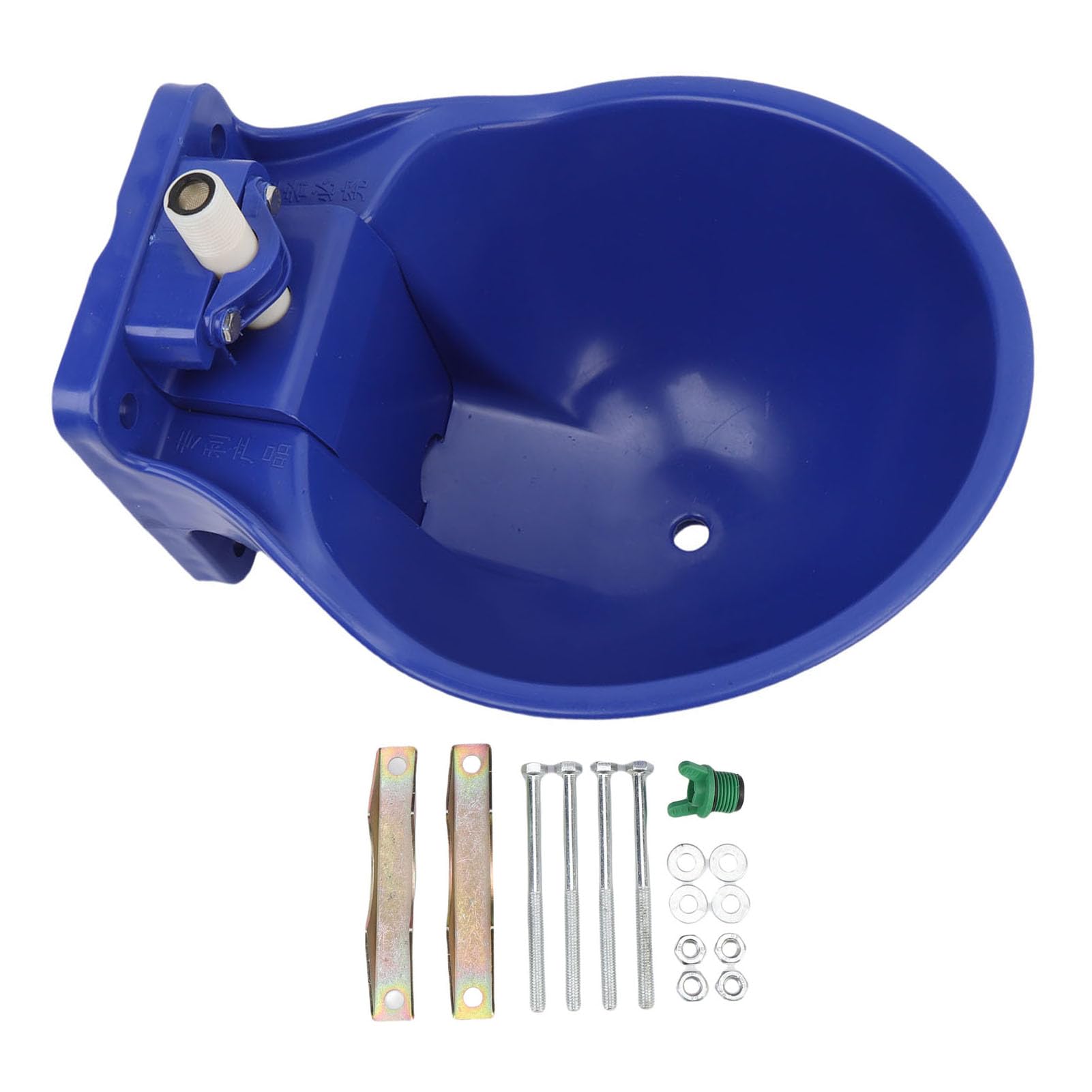 Topiky Abbeveratoio Automatico per Mucche Resistente, in Plastica Addensata, con Riempimento Automatico, per Bovini da Allevamento all'aperto, Ciotola di Ricarica Automatica a Prova di Collisione e a