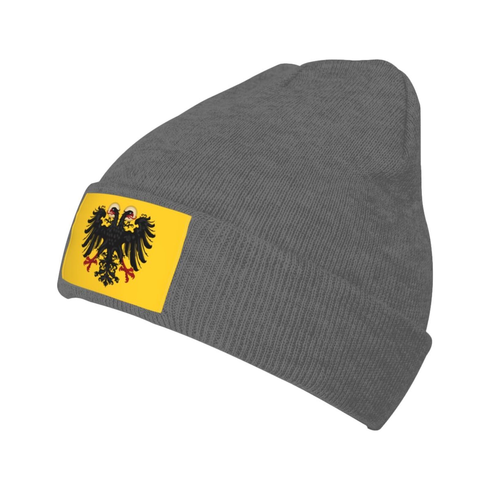 Banner of The Holy Roman Emperor with haloes Beanie Hat for Men Women Winter Warm Knit Hats Ski Hat Skull Cap