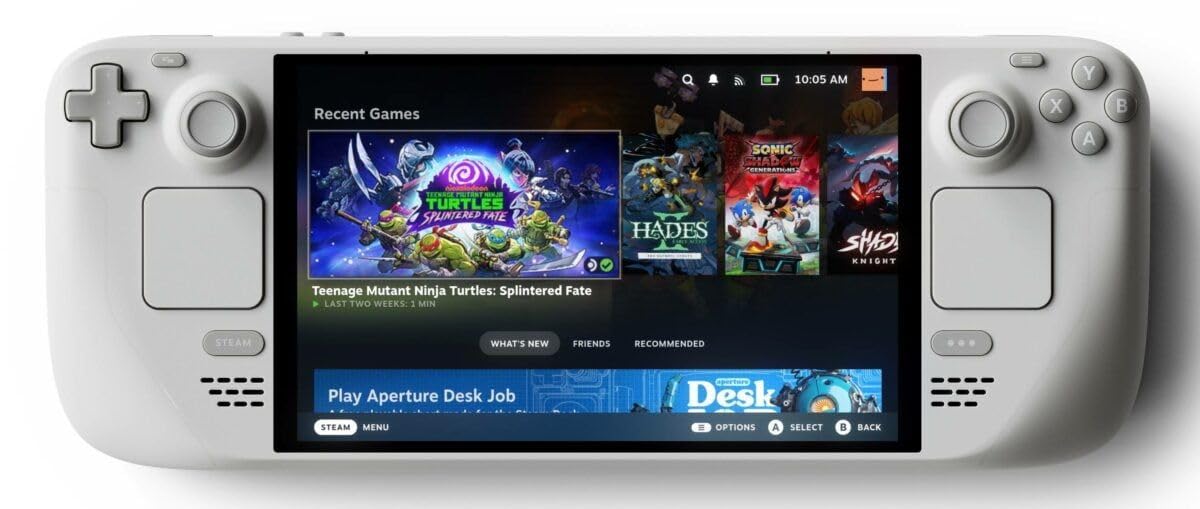 Steam Deck OLED Handheld Gaming Console, 1TB Storage, White