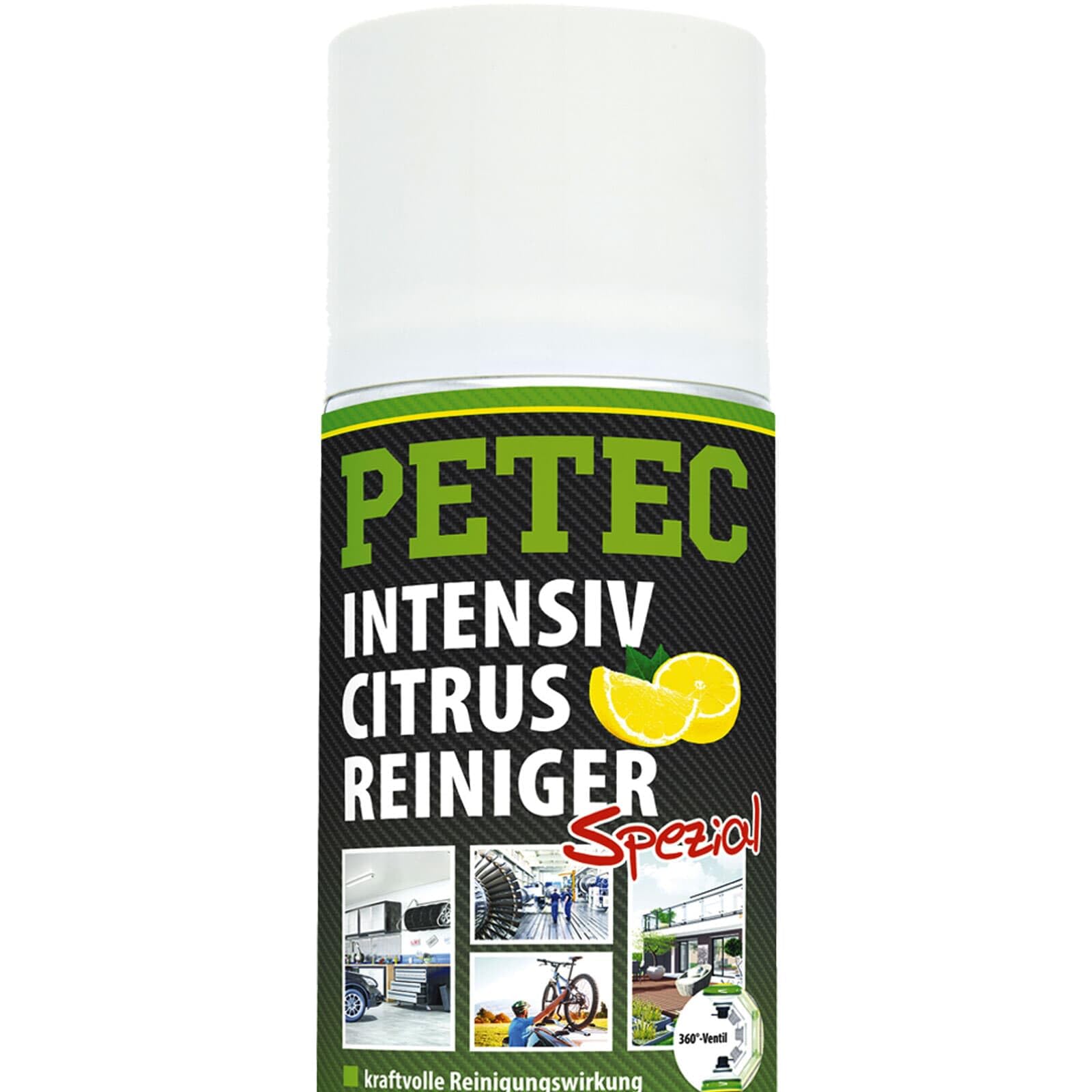 PETEC 6x 70250 Fettspray | 6x 72950, PETEC Citrusreiniger, 500ML,