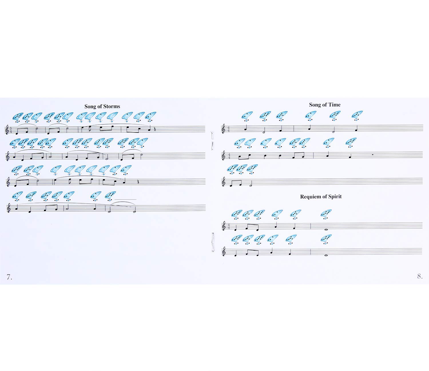 Ohuhu Zelda Ocarina with Song Book (Songs From the Legend of Zelda), 12