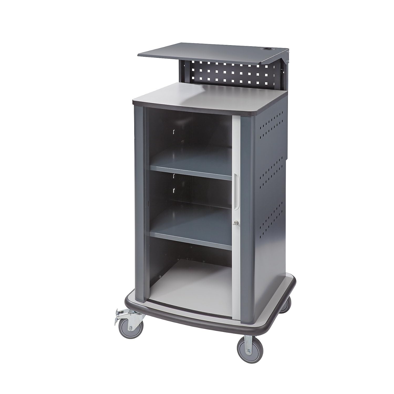 QUIPO | Chariots pour Ordinateurs Portables et appareils | avec Rideau | Anthracite RAL 7016