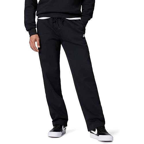 Nike Men's Club Open Hem Brushed Fleece Pants