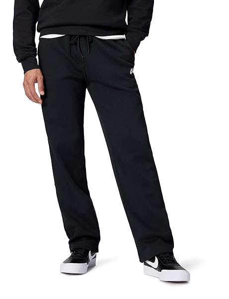 Nike Men's Club Open Hem Brushed Fleece Pants