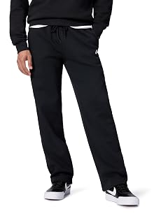 Nike Mens Club Open Hem Brushed Fleece Pants