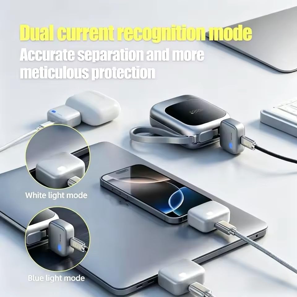 Image of Smart Charger Adapter with Auto Disconnect | Type C Charging Cable