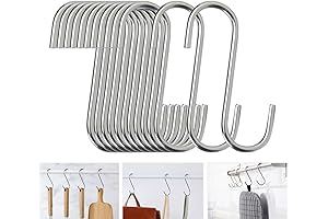 40 Pack S Rings Hooks: Heavy-Duty Stainless Steel Hooks for Versatile Hanging Solutions