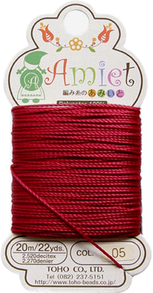 (Yarn) TOHO Amiet 05. Red 5 ~Kesetto (japan import)