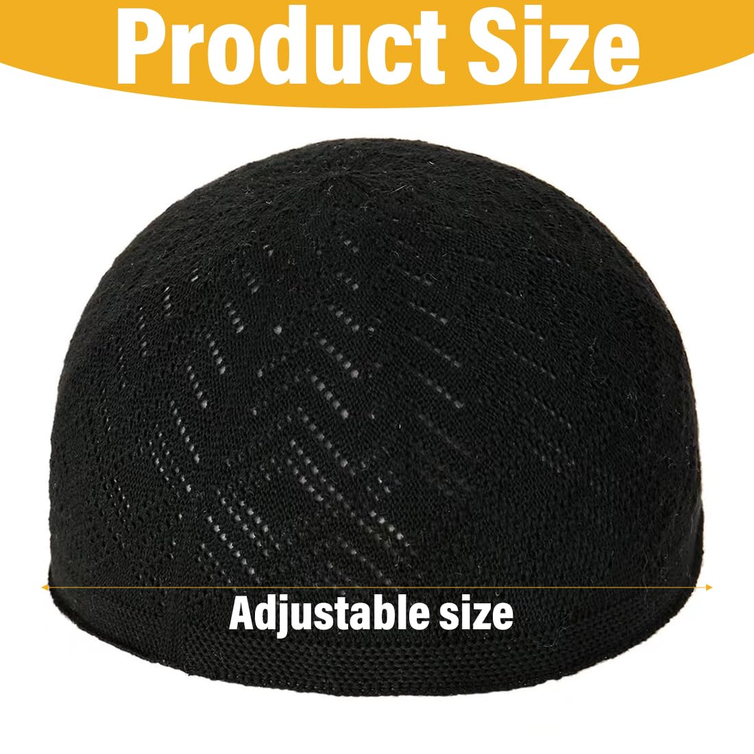 Cappelli da uomo, cappello musulmano turco, cappello musulmano musulmano, cappello nero musulmano, regali islamici Ramadan Eid