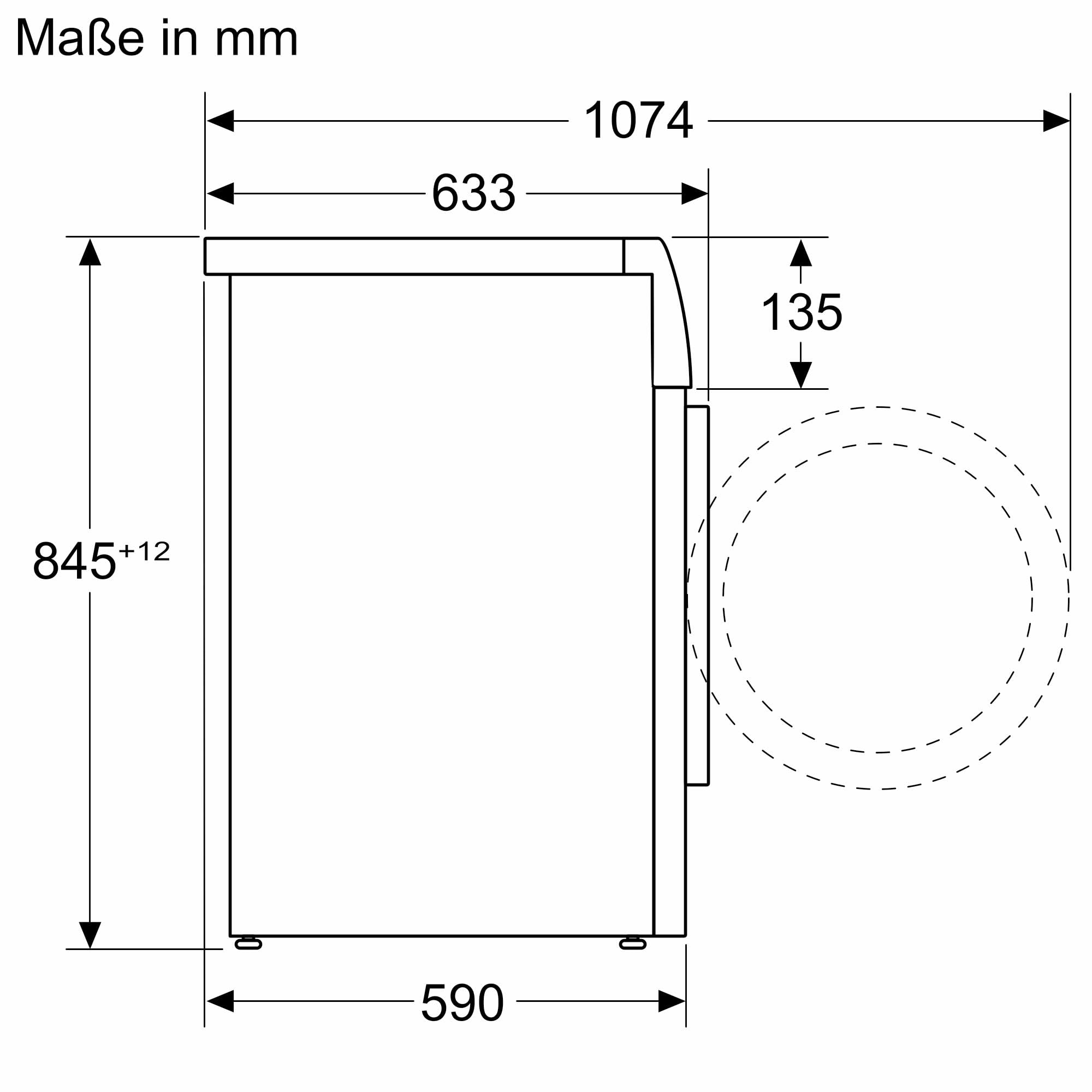 Bosch Serie 6 Smarte Waschmaschine 9 kg 1400 UpM i-DOS WGH244A40 | Barcode-Erkennung für Waschmittelmenge, bürstenloser Motor, Fleckenautomatik für 16 Fleckenarten, Nachlegefunktion