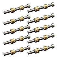 Vista 1 de 10 unids 0.315 in 5/16 "para pernos sin amor, fabricación de cuchillos, sujetadores de mango, escalas, tornillo de latón