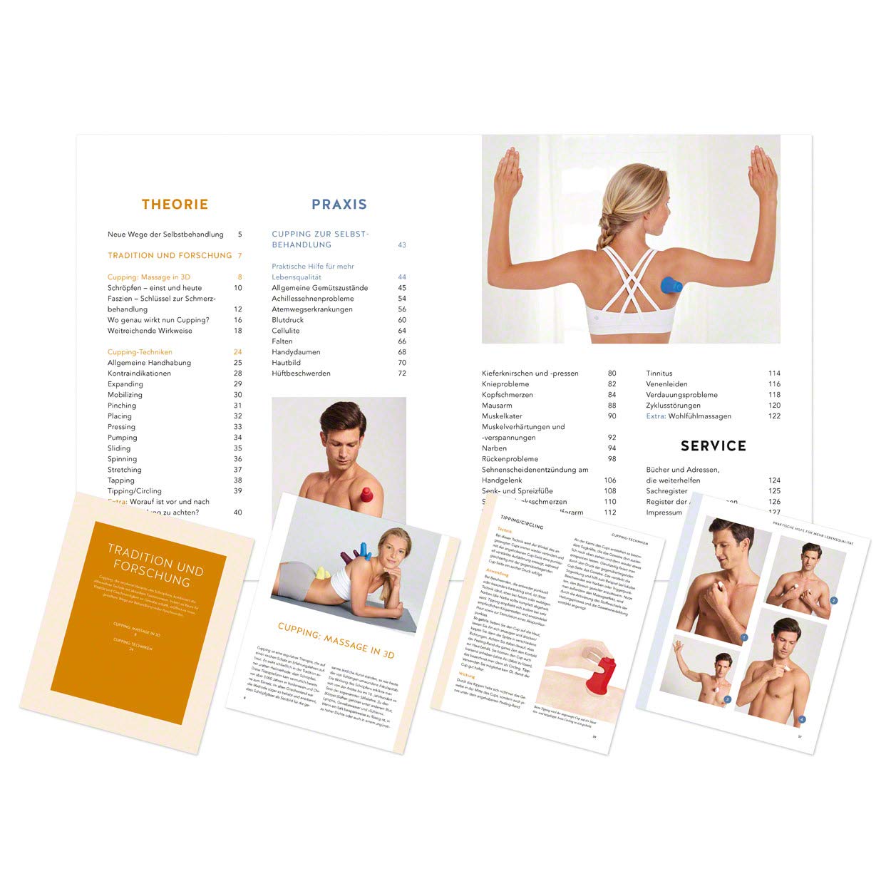 BellaBambi® Cupping - Bundle, FASZIO Cupping-Set, inkl. Buch, Faszien-Set, Schröpf-Set