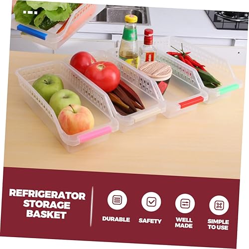 Miniatura 4 de Juego de 8 cubos de almacenamiento para refrigerador, base antideslizante, fácil de usar, divisores para refrigerador, cocina, contenedores de