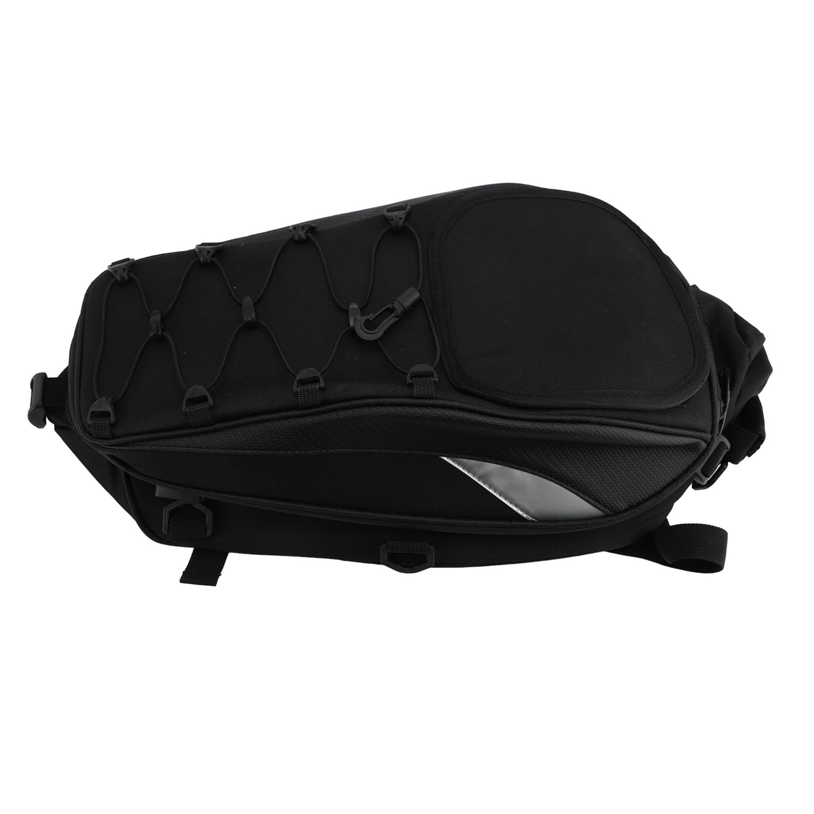 Borsa per casco da moto in tessuto Oxford da 45 l, impermeabile, in rete elastica, con tracolla, per riporre guanti, vestiti e altri oggetti
