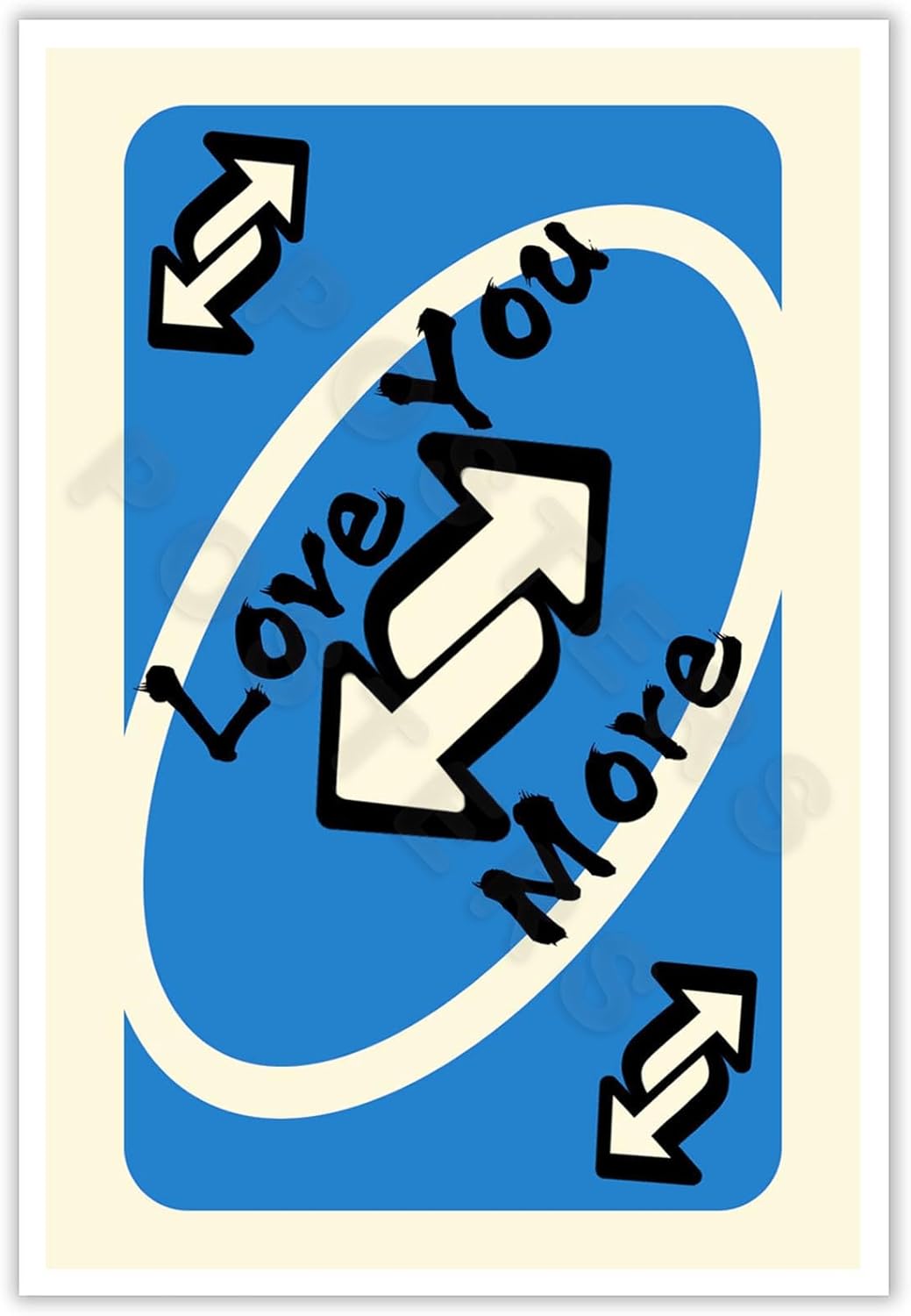 Trendy Love You More Print Red Retro Wall Art Printable Playing Card canvas Wall Art poster Valentine's Day Preppy Wall Decor room decor aesthetics 16X24 in Wrapped Framed