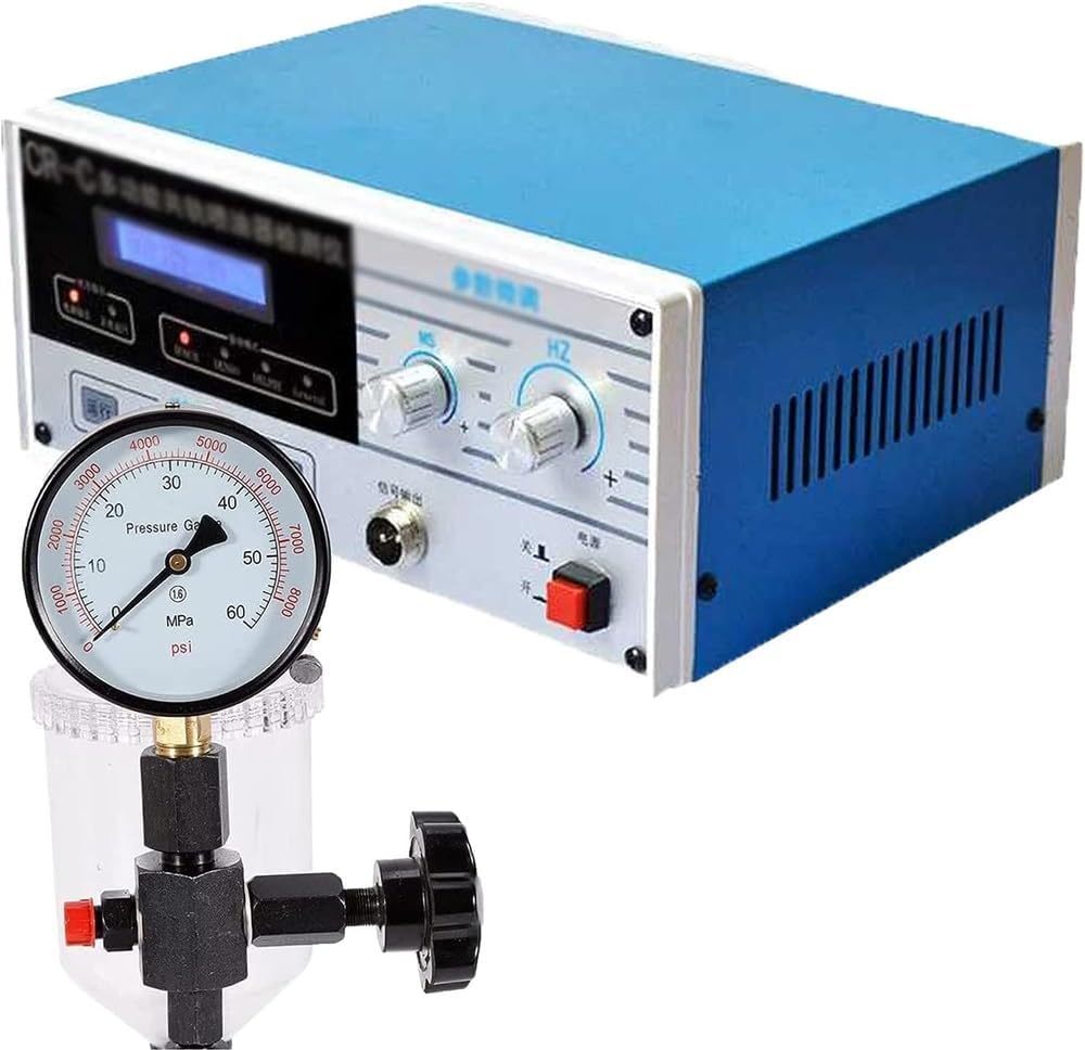 Zestaw testera wtryskiwaczy Common Rail 600 barów – 8000PSI CR-C wielofunkcyjny tester diesla z dyszą S60H do silników 6190/6200/6170