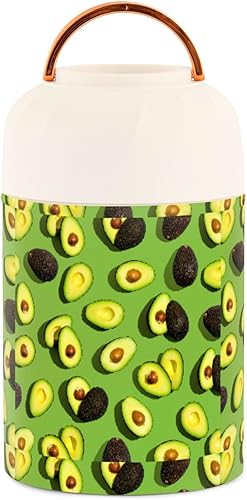Miniatura 2 de Avocado Food Jar with Spoon Stainless Steel Vacuum Insulated Food Container 17 oz Food Thermos for Lunch