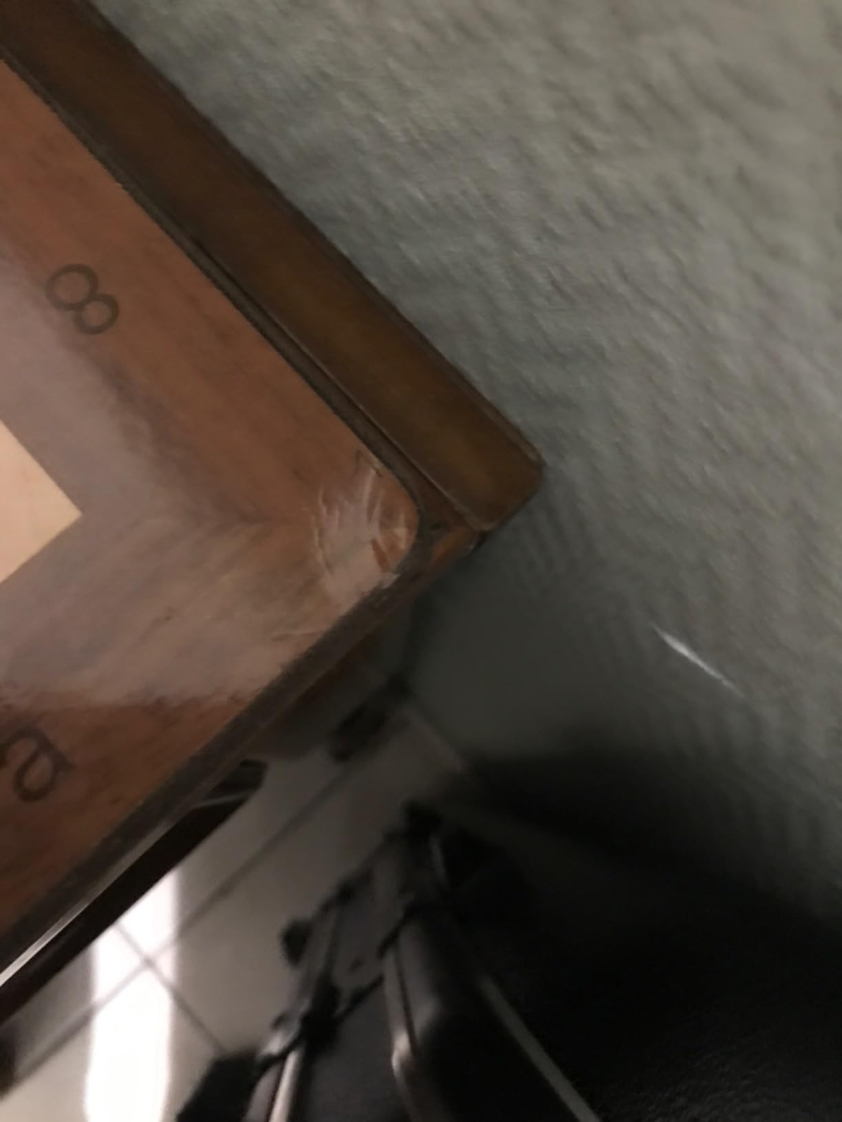 Échiquier Pliant Blanc/noir En Plastique Avec Numérotation - 43 Cm