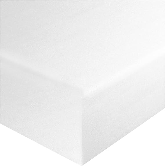 KOHSAR White Small Double Fitted Sheet Small Double 4FT Fitted Sheets