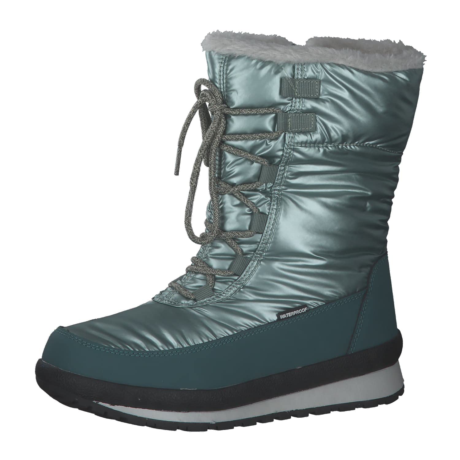 CMP Women's Harma Wmn Snow Boot Wp Walking Shoe, Mineral Green, 6 UK