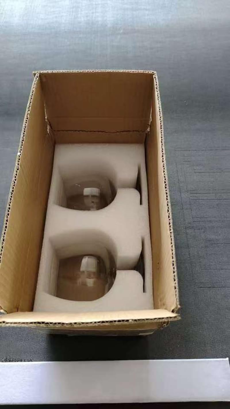 GAOGAO 2 pieces 22 Oz Volume Lead-free Brandy Glasses Cognac Glass 625ml Super Big Size Snifters