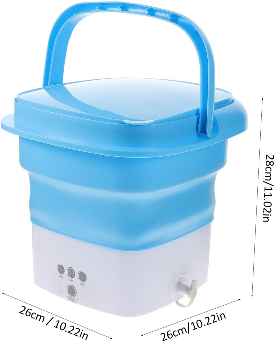 Compact Laundry Machine Mini Washing Machine Portable Washer for Apartment Hand Energy-saving Easy Folding