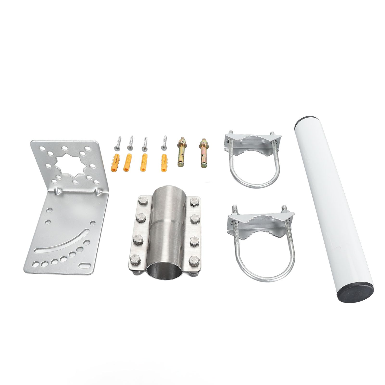 Alomejor Satellite Internet Mount Kit, Adjustable Weatherproof Design