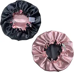 Touca De Cetim Antifrizz com Regulador Cabelo Cacheado Niale